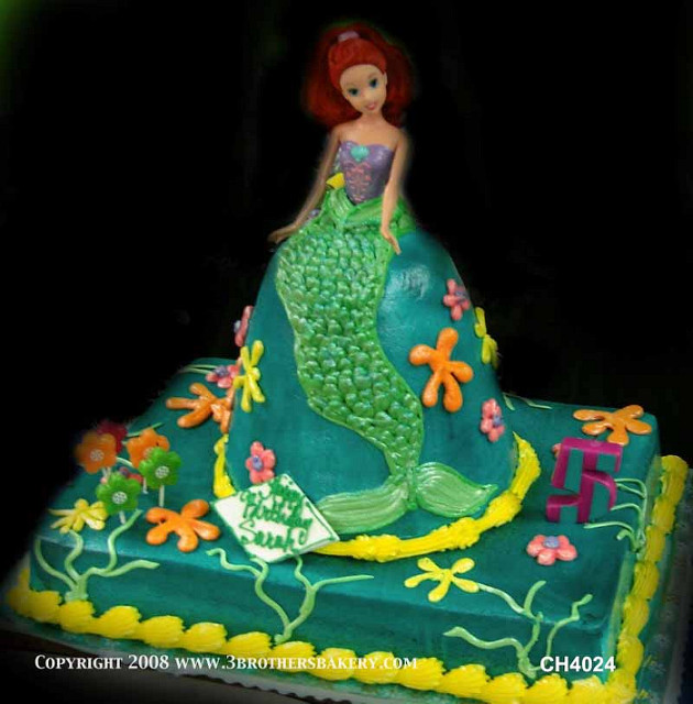 Barbie Mermaid Cake