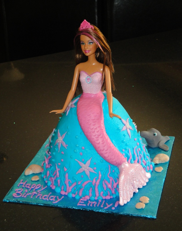 Barbie Mermaid Cake