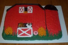 Barn Birthday Cake