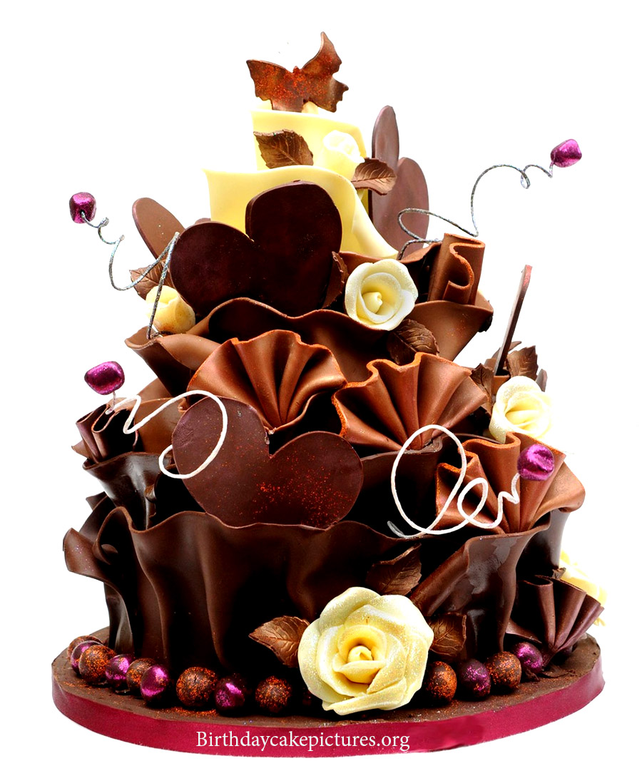 Beautiful Chocolate Birthday Cakes