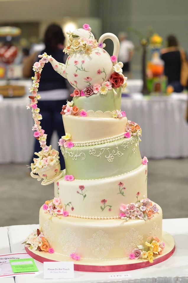 Beautiful Tea Party Cake