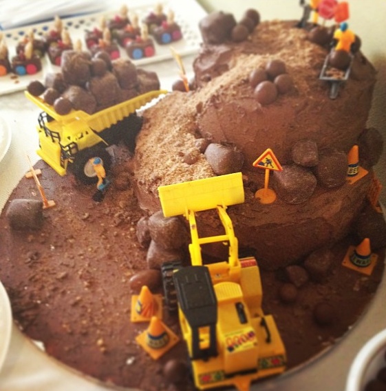 Bulldozer Cake