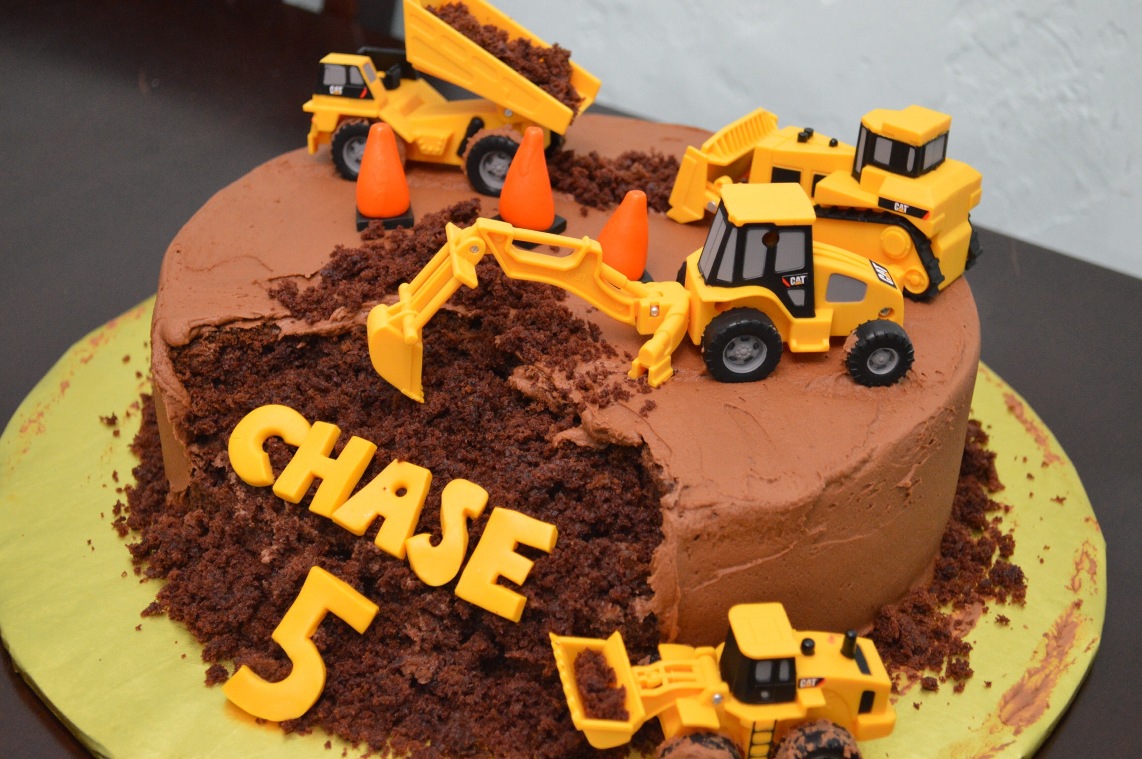 Bulldozer Cake