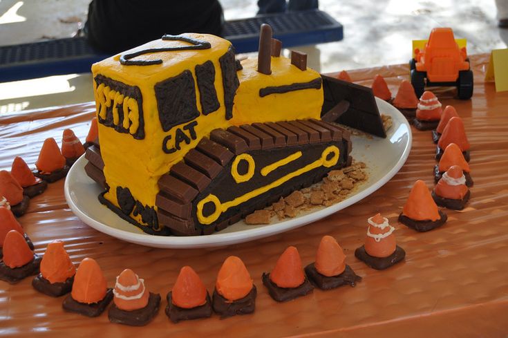 Bulldozer Cake