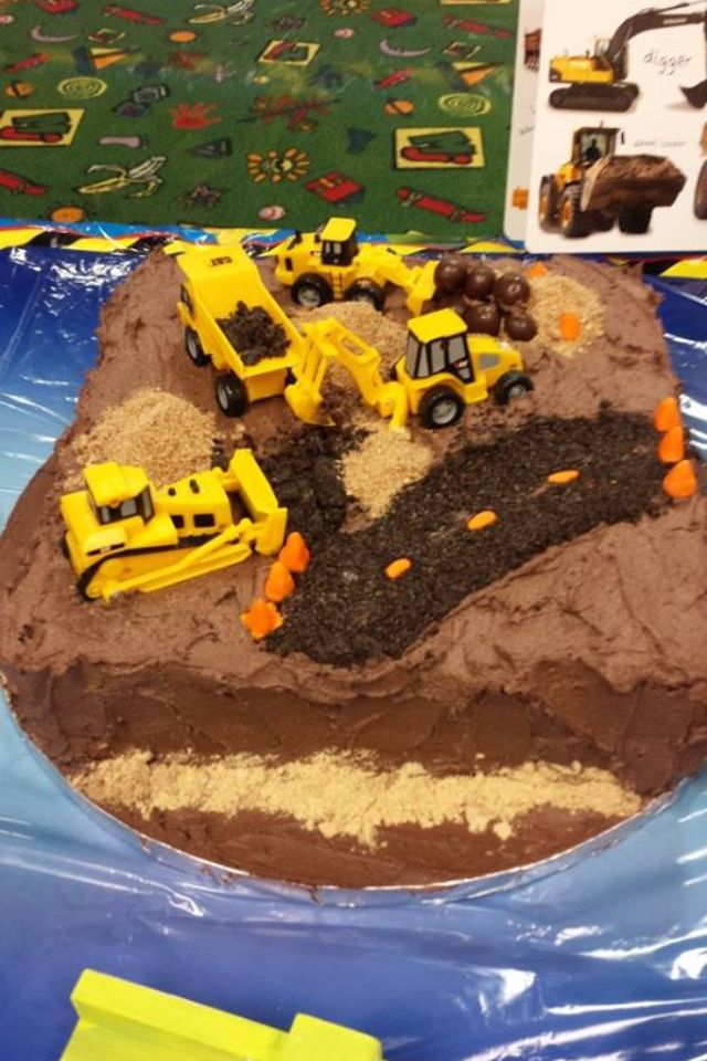 Bulldozer Cake