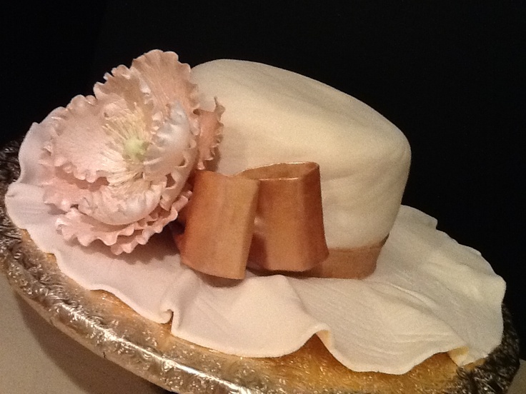 Cake Shaped Like a Ladies Hat