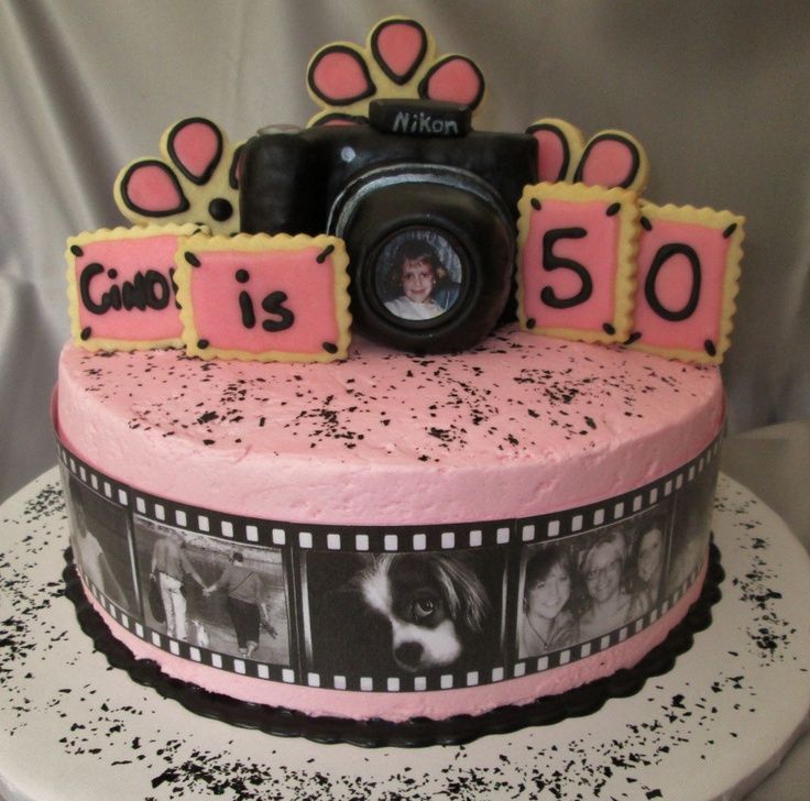 Camera Birthday Cake