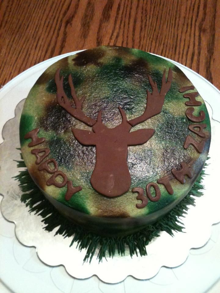 Camo Birthday Cake