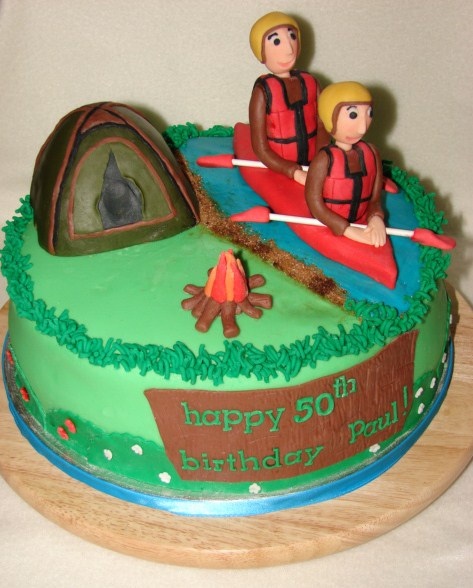 Canoe Birthday Cake Ideas