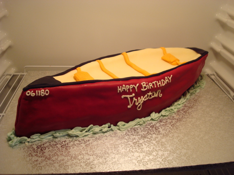 Canoe Birthday Cake