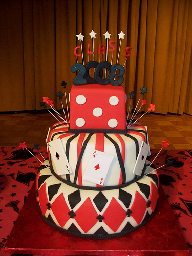 Casino Theme Party Cake