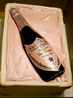 Champagne Bottle Birthday Cake