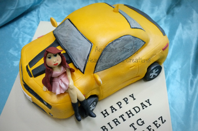 Chevrolet Camaro Birthday Cake