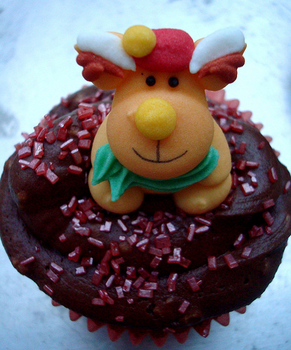 Christmas Reindeer Cupcakes