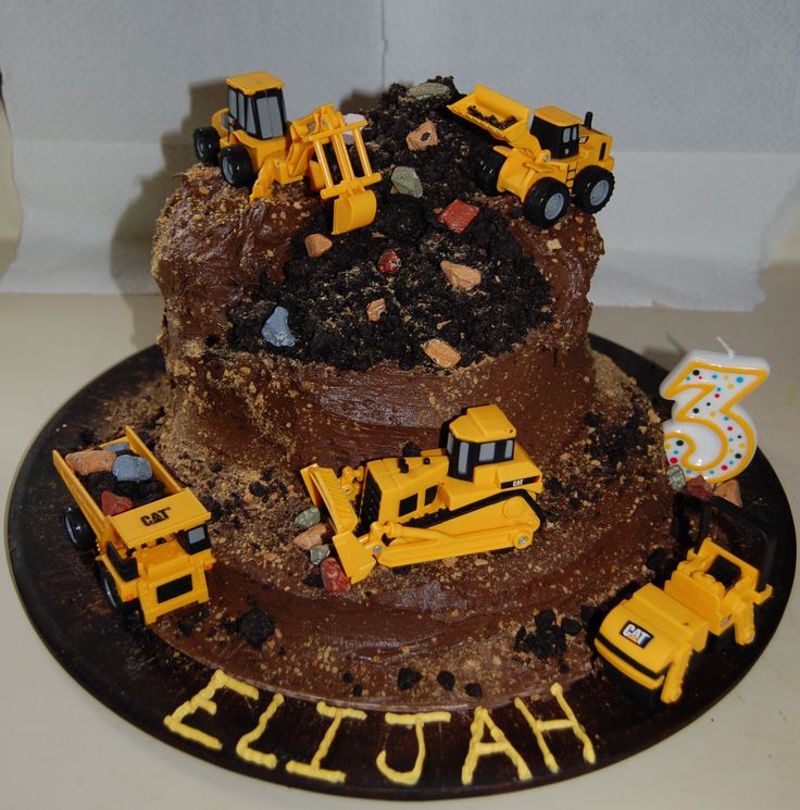 Construction Birthday Cake