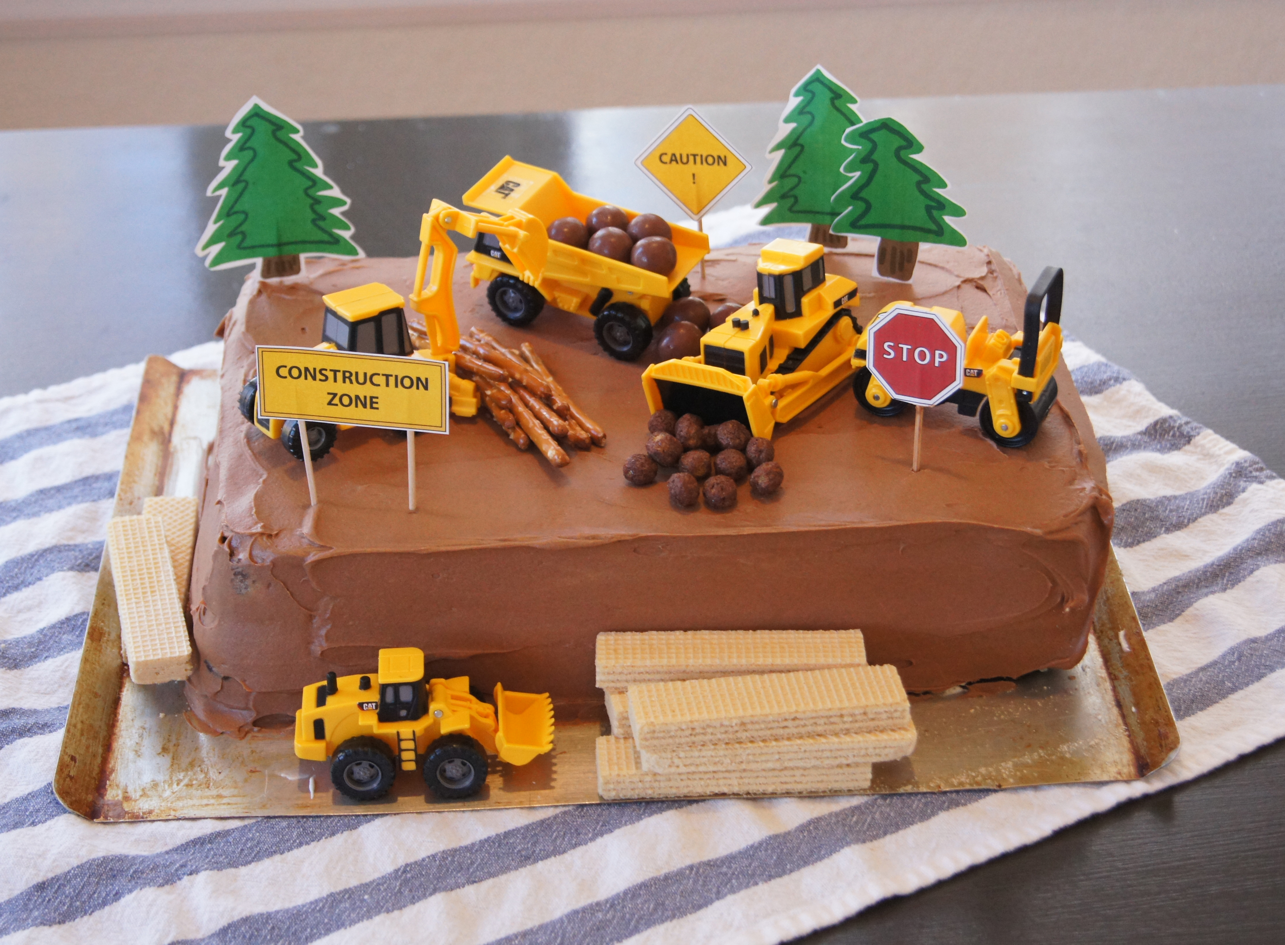 Construction Cake Decorations