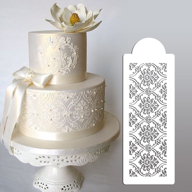 Cookie Wedding Cake Stencils