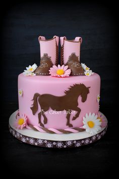 Cowgirl Horse Birthday Cake