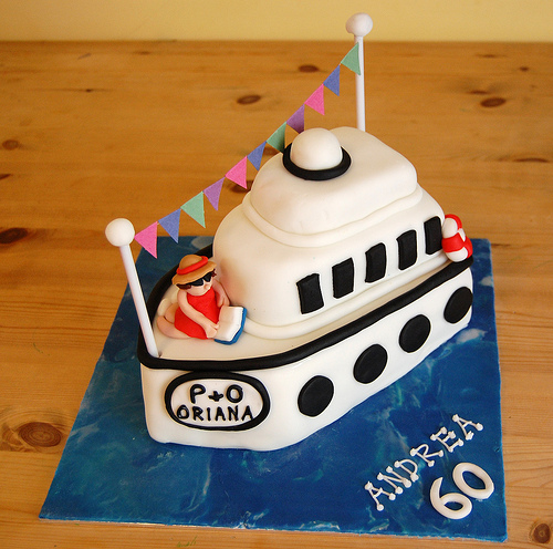 Cruise Ship Birthday Cake