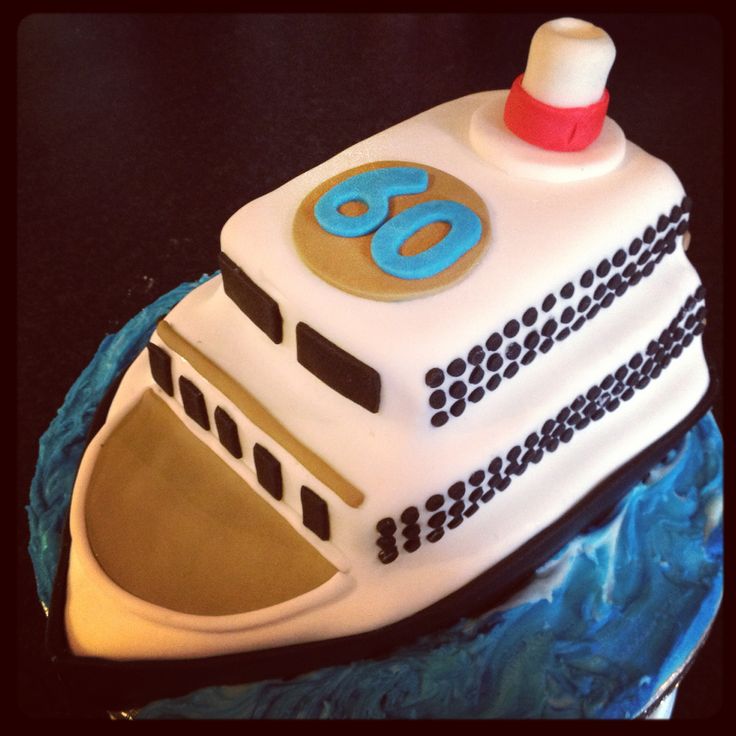 Cruise Ship Birthday Cake