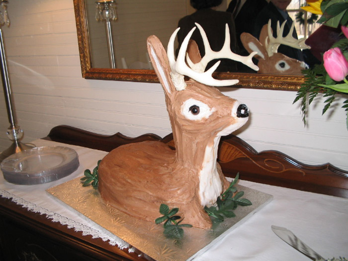 11 Photos of Deer Groom S Cakes