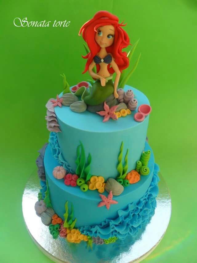 Disney Ariel Little Mermaid Cake