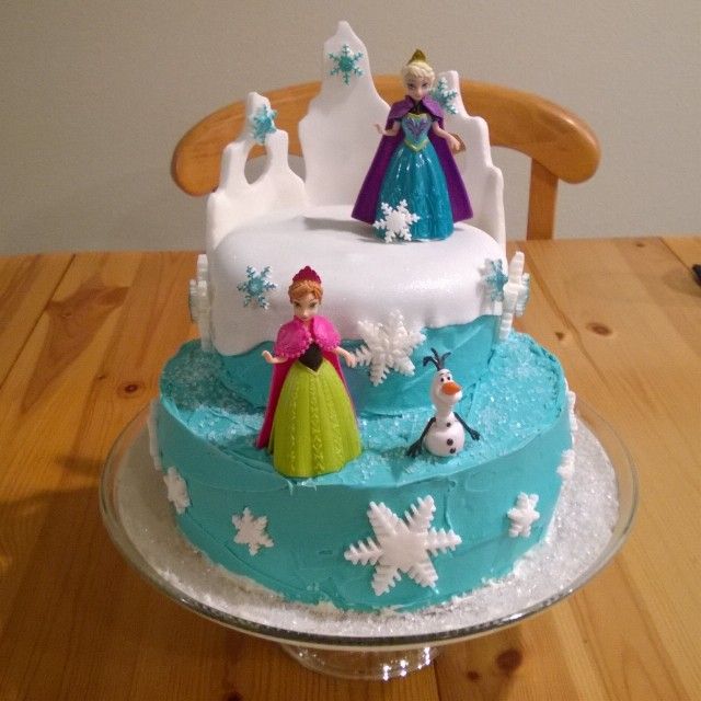 Disney Frozen Birthday Cake Decorations