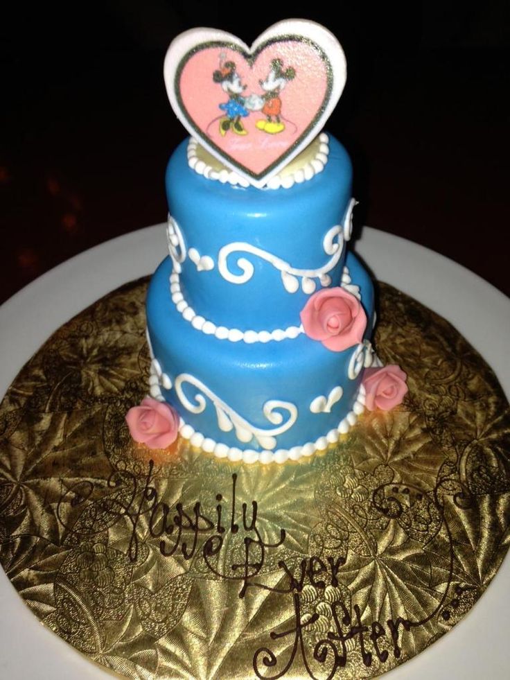 Disney Mini Birthday Cake