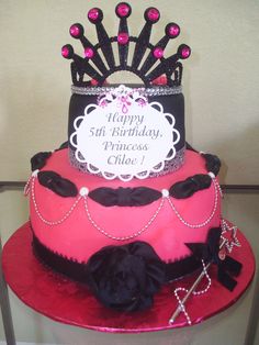 Diva Princess Birthday Cake