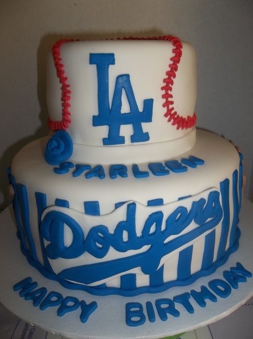 Dodgers Birthday Cake