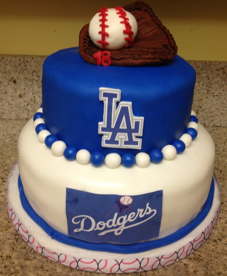 Dodgers Birthday Cake