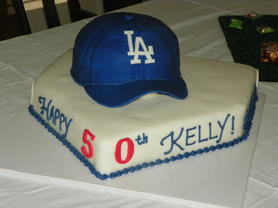 Dodgers Birthday Cake