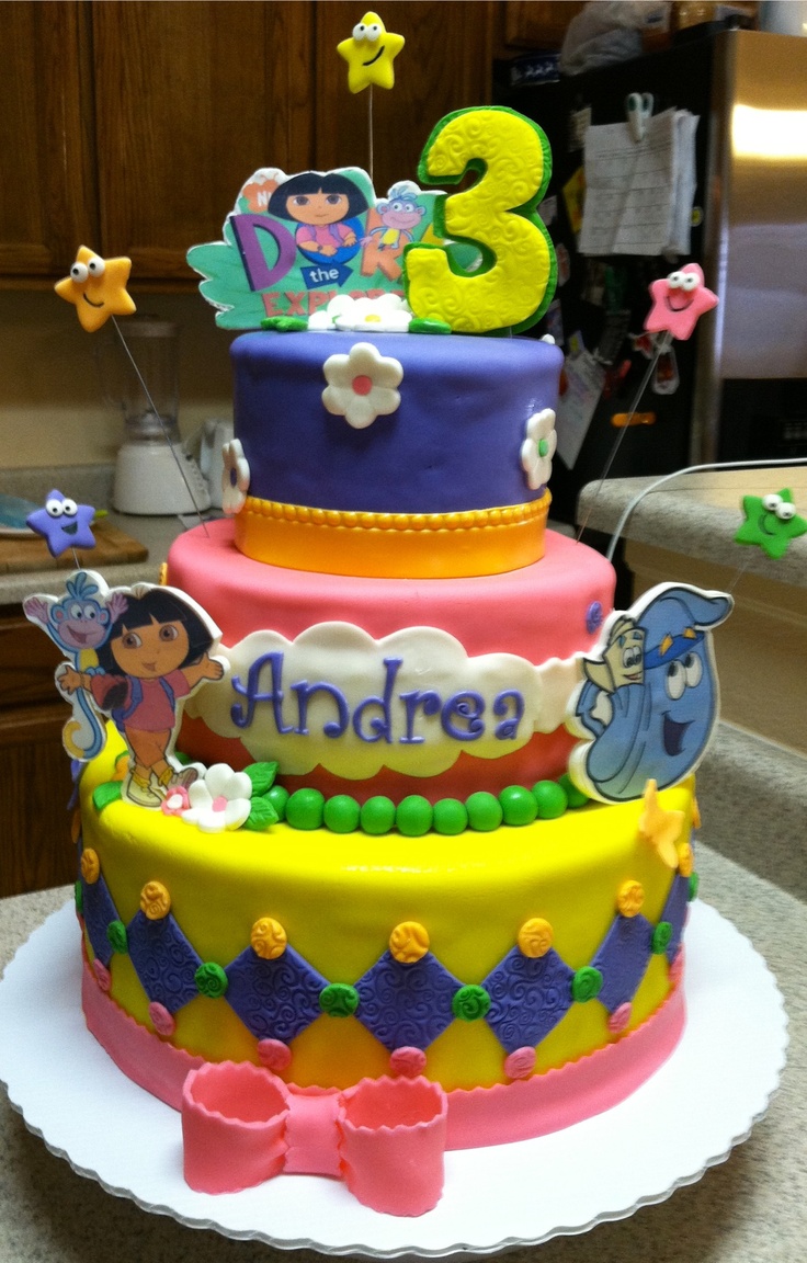 Dora the Explorer Birthday Cake Kids