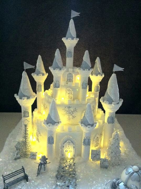 Elsa Castle Cake