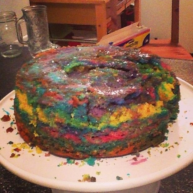 Epic Fail Birthday Cake