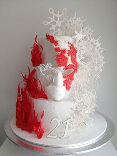 Fire and Ice Cake