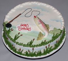 Fishing Birthday Cake