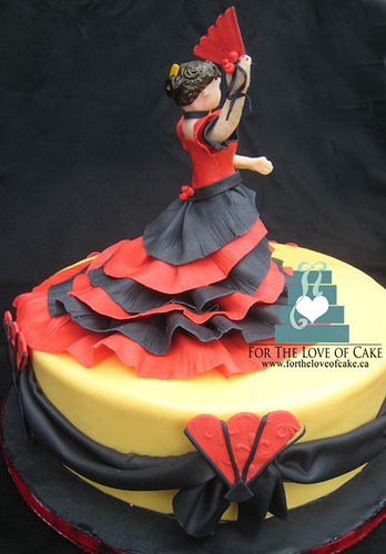 Flamenco Dancer Cake