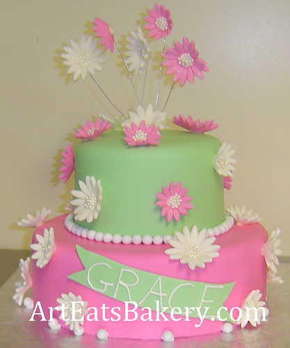 Girls 1st Birthday Cake