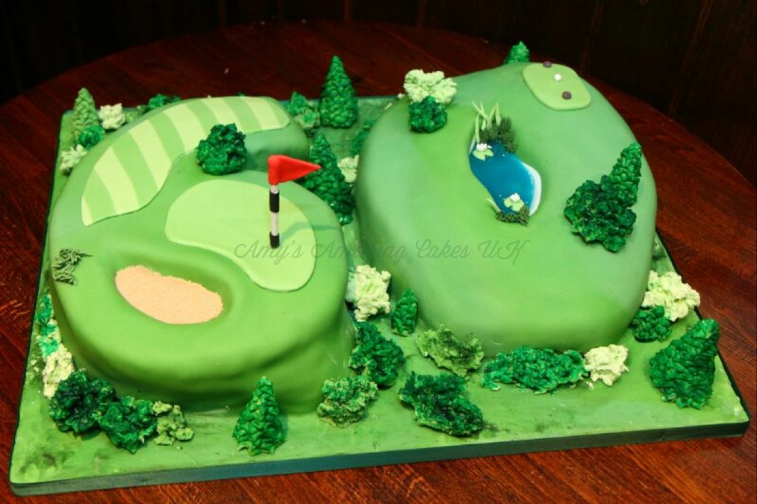 Golf Birthday Cake