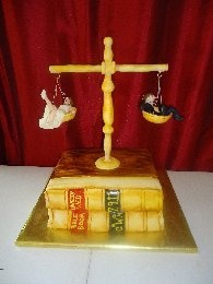 Graduation Cakes for Law Scales