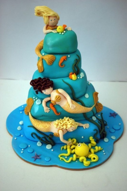 H2O Just Add Water Mermaid Cake