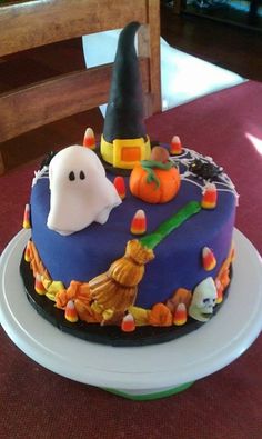 8 Photos of Halloween Birthday Cakes For Teens