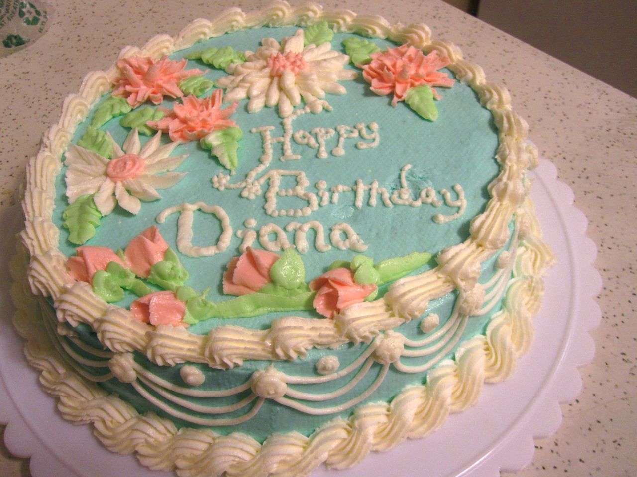 Happy Birthday Diane Cake