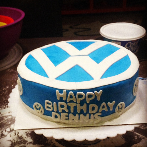 Happy Birthday Volkswagen Cakes