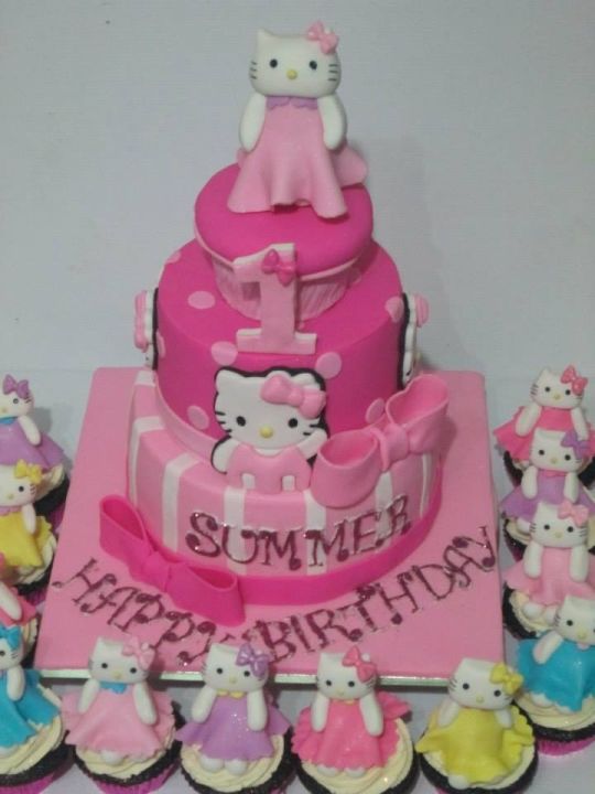 Hello Kitty Cake 3Tier