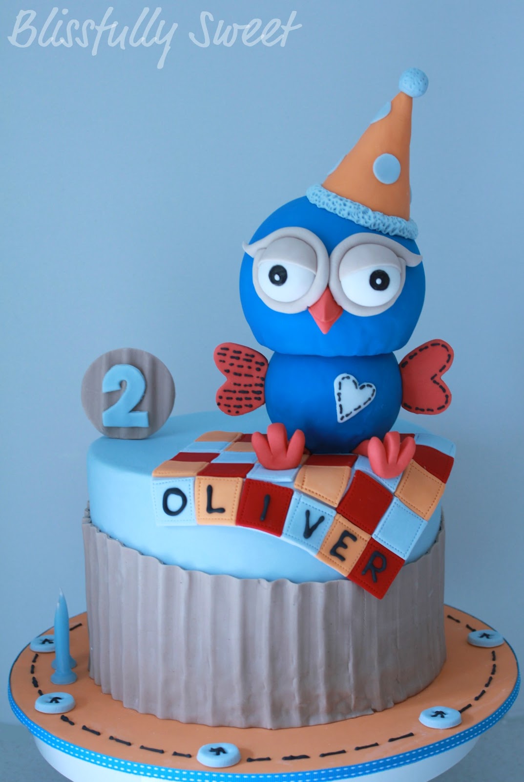 Hoot Owl Birthday Cake