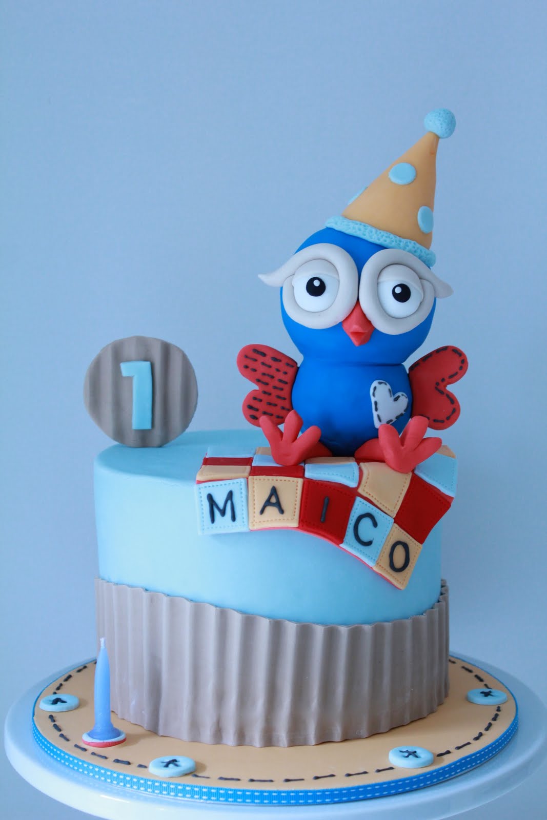 Hoot Owl Birthday Cake