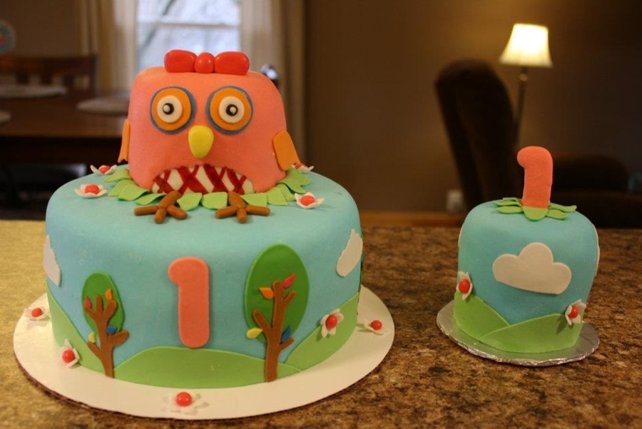 Hoot Owl Birthday Cake