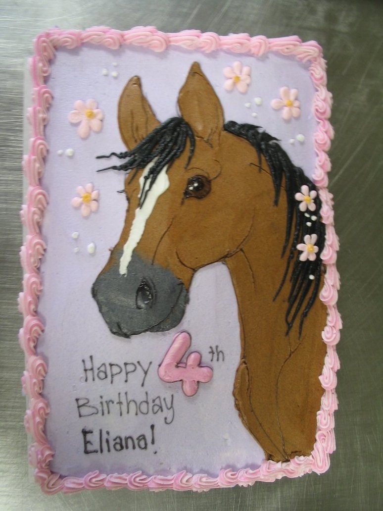 Horse Head Cake